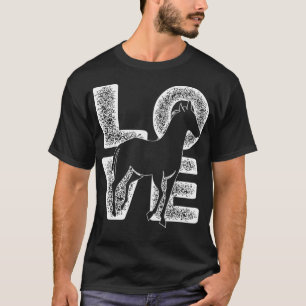 Cute I Love Horse Theme Idea For Pony Lovers  T-Shirt