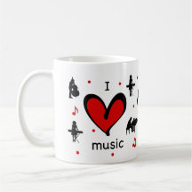 Cute I Love Music