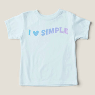 Cute I Love Simple Design for Kids & Toddlers