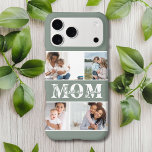 Cute I LOVE YOU MOM Mother's Day Photo<br><div class="desc">Cute I Love You Mom Mother's Day Photo iPhone 17 Pro Max Case Iphone 17 Pro Max Cover features four of your favorite photos with the text "I love you Mom" in modern white typography. Designed by ©Evco Studio www.zazzle.com/store/evcostudio</div>
