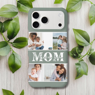 Cute I LOVE YOU MOM Mother's Day Photo