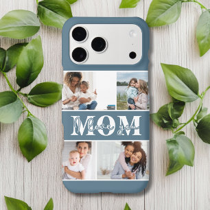 Cute I LOVE YOU MOM Mother's Day Photo