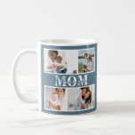 Cute I LOVE YOU MOM Mother's Day Photo Coffee Mug<br><div class="desc">Cute I Love You Mum Mother's Day Photo Coffee Mug features four of your favourite photos with the text "I love you Mum" in modern white typography. Designed by ©Evco Studio www.zazzle.com/store/evcostudio</div>