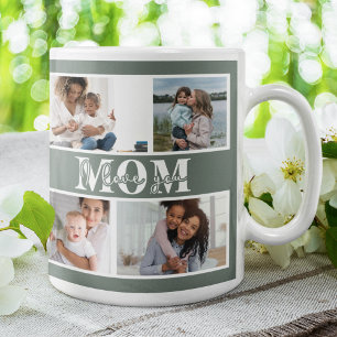 Cute I LOVE YOU MOM Mother's Day Photo Coffee Mug