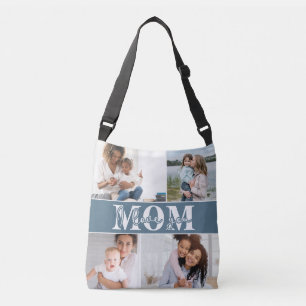 Cute I LOVE YOU MOM Mother's Day Photo Crossbody Bag