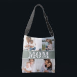 Cute I LOVE YOU MOM Mother's Day Photo Crossbody Bag<br><div class="desc">Cute I Love You Mum Mother's Day Photo Crossbody Bag features four of your favourite photos with the text "I love you Mum" in modern white typography. Designed by ©Evco Studio www.zazzle.com/store/evcostudio</div>