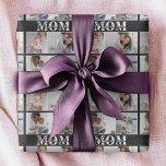 Cute I LOVE YOU MOM Mother's Day Photo Wrapping Paper<br><div class="desc">Cute I Love You Mum Mother's Day Photo Wrapping Paper Gift Wrap features four of your favourite photos with the text "I love you Mum" in modern white typography. Designed by ©Evco Studio www.zazzle.com/store/evcostudio</div>