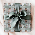 Cute I LOVE YOU MOM Mother's Day Photo Wrapping Paper<br><div class="desc">Cute I Love You Mum Mother's Day Photo Wrapping Paper Gift Wrap features four of your favourite photos with the text "I love you Mum" in modern white typography. Designed by ©Evco Studio www.zazzle.com/store/evcostudio</div>