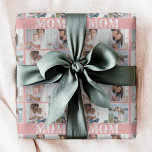 Cute I LOVE YOU MOM Mother's Day Photo Wrapping Paper<br><div class="desc">Cute I Love You Mum Mother's Day Photo Wrapping Paper Gift Wrap features four of your favourite photos with the text "I love you Mum" in modern white typography. Designed by ©Evco Studio www.zazzle.com/store/evcostudio</div>