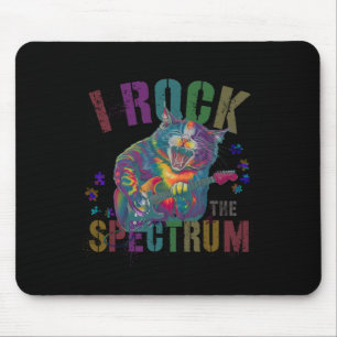 Cute I Rock The Spectrum Autism Mum Motivational U Mouse Pad