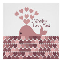 Cute I whaley Love You! design