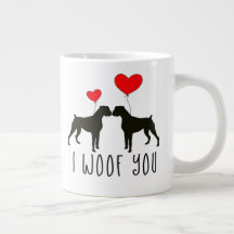 Cute I Woof You | Boxer Dog