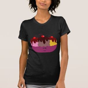 Cute Ice Cream Bowl T-Shirt