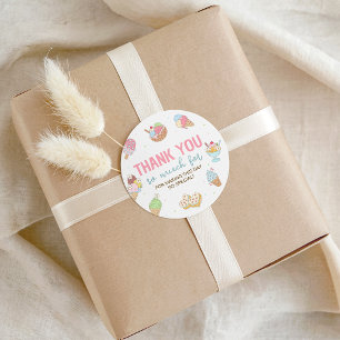 Cute Ice Cream Cart Birthday Favour Tags