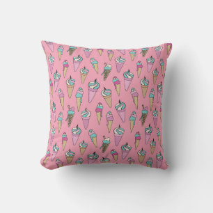 Cute Ice Cream Cone pattern Cushion