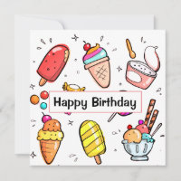 Cute Ice Cream Illustrations