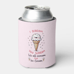 Cute Ice Cream Pun Can Cooler
