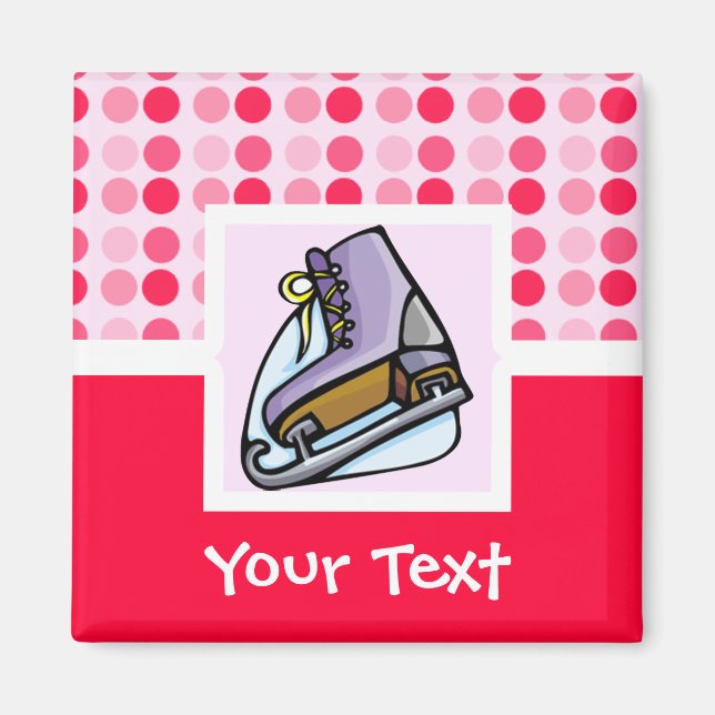 Cute Ice Skate Magnet (Front)