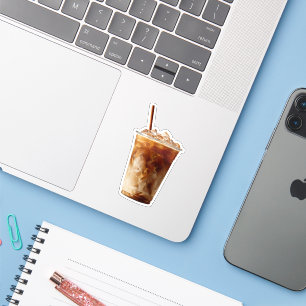 Cute Iced Coffee Aesthetic Sticker