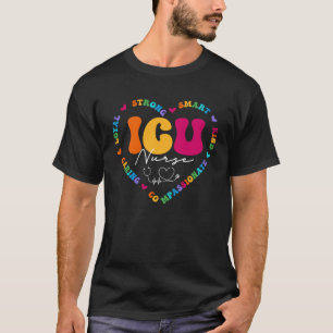 Cute ICU Nurse Squad Appreciation Nursing School T-Shirt