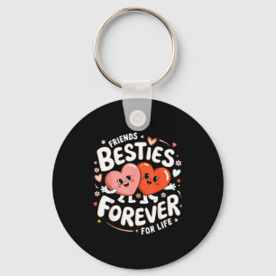 Cute Ies Forever Hearts Friendship Girls Valentine Key Ring
