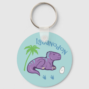 Cute Iguanodon Key Ring