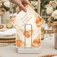 Cute Illustrated Little Meatball Baby Shower