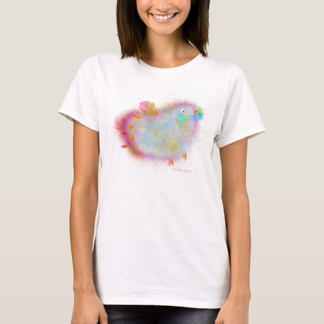 Cute Illustration fine Jersey Long Sleeve T-Shirt (Front)