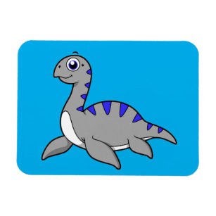 Cute Illustration Of A Loch Ness Monster. Magnet