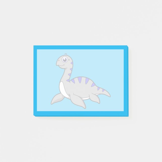 Cute Illustration Of A Loch Ness Monster. Post-it Notes (Front)