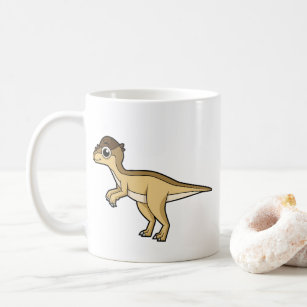 Cute Illustration Of A Pachycephalosaurus Dinosaur Coffee Mug