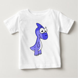 Cute Illustration Of A Parasaurolophus Dinosaur. 2 Baby T-Shirt