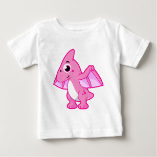 Cute Illustration Of A Pterodactyl. Baby T-Shirt