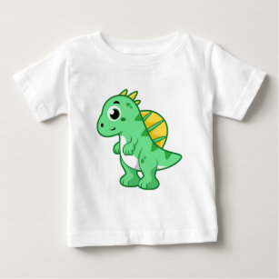 Cute Illustration Of A Spinosaurus. Baby T-Shirt