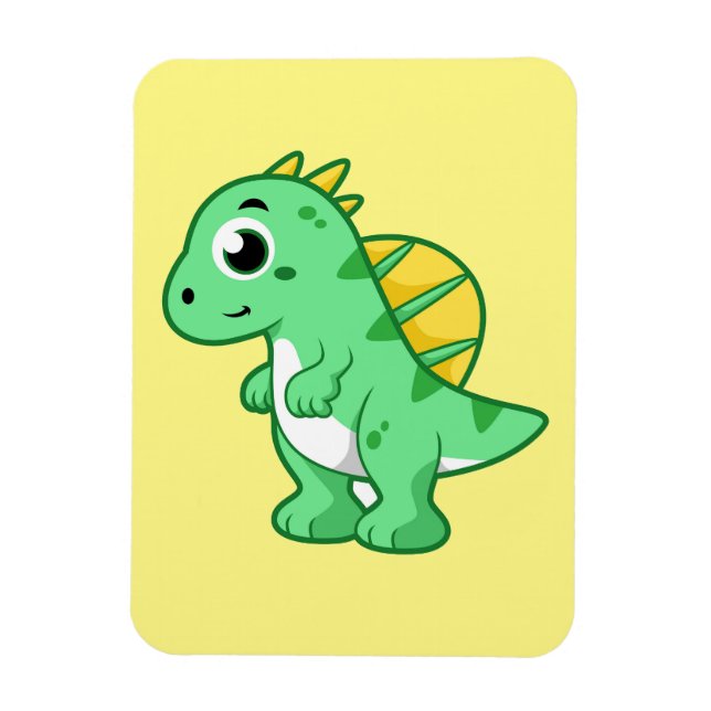 Cute Illustration Of A Spinosaurus. Magnet (Vertical)
