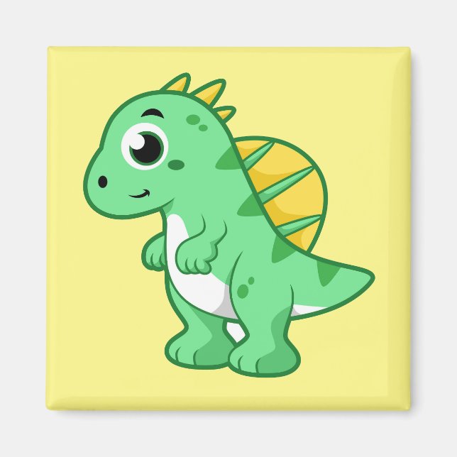 Cute Illustration Of A Spinosaurus. Magnet (Front)