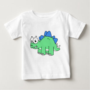 Cute Illustration Of A Stegosaurus. 2 Baby T-Shirt