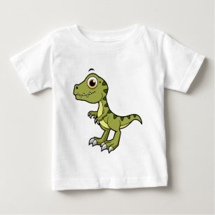 Cute Illustration Of A Tyrannosaurus Rex. Baby T-Shirt