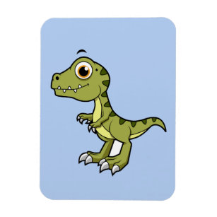 Cute Illustration Of A Tyrannosaurus Rex. Magnet