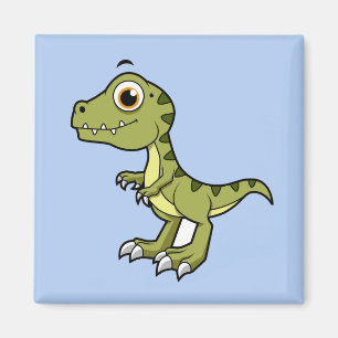 Cute Illustration Of A Tyrannosaurus Rex. Magnet
