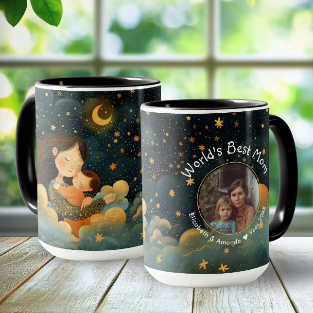 Cute Illustration of Mother & Child | Mother's Day Mug (Cute Illustration of Mother & Child | Mother's Day Mug)