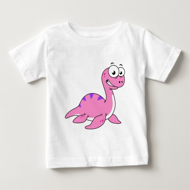 Cute Illustration Of The Loch Ness Monster. Baby T-Shirt (Front)