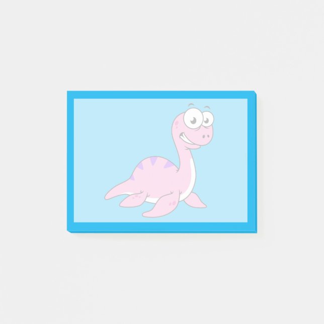 Cute Illustration Of The Loch Ness Monster. Post-it Notes (Front)