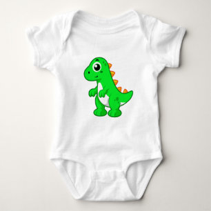Cute Illustration Of Tyrannosaurus Rex. Baby Bodysuit