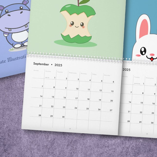 Cute Illustrations Calendar (Cute Illustrations Calendar)