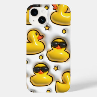 Cute Inflate bubble rubber duck tumbler Case-Mate iPhone 14 Case