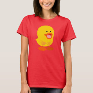 Cute Innocent Cartoon Duckling Women T-Shirt