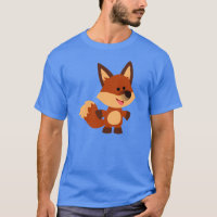 Cute Innocent Cartoon Fox T-Shirt