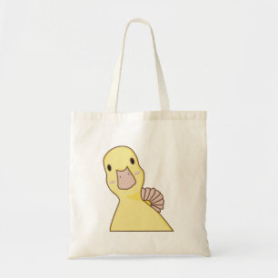Cute Innocent face duck Tote Bag