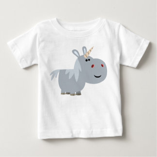 Cute Inscrutable Cartoon Unicorn Baby T-Shirt